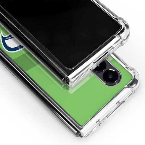 NFL Seattle Seahawks Double Vision Galaxy Z Fold4 5G Clear Case